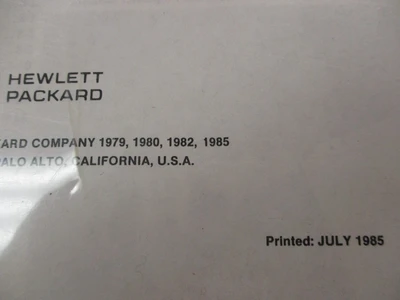 HP 11713A Used Attenuator/Switch Driver (Operating and Service Manual)
