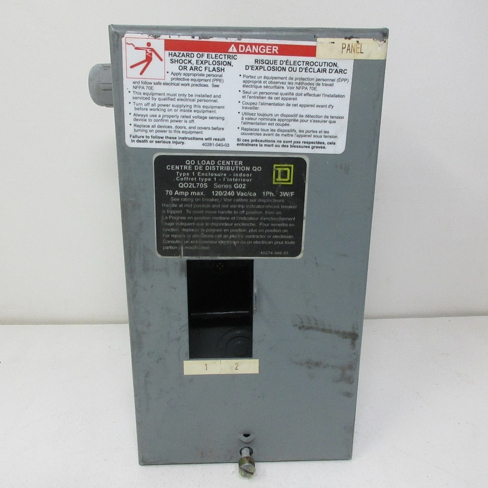 Square D 70 Amp Load Center