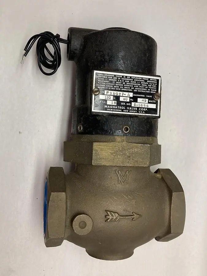 New | in-Stock MAGNATROL F33G27-A Solenoid Valves Ohio US | Surplus Asset Holdings #1365831