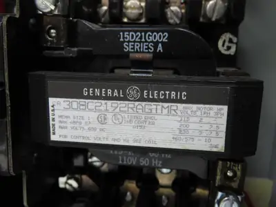 General Electric NP-161815-X Combination Motor Starter Fused 30 Amp 600VAC 10HP