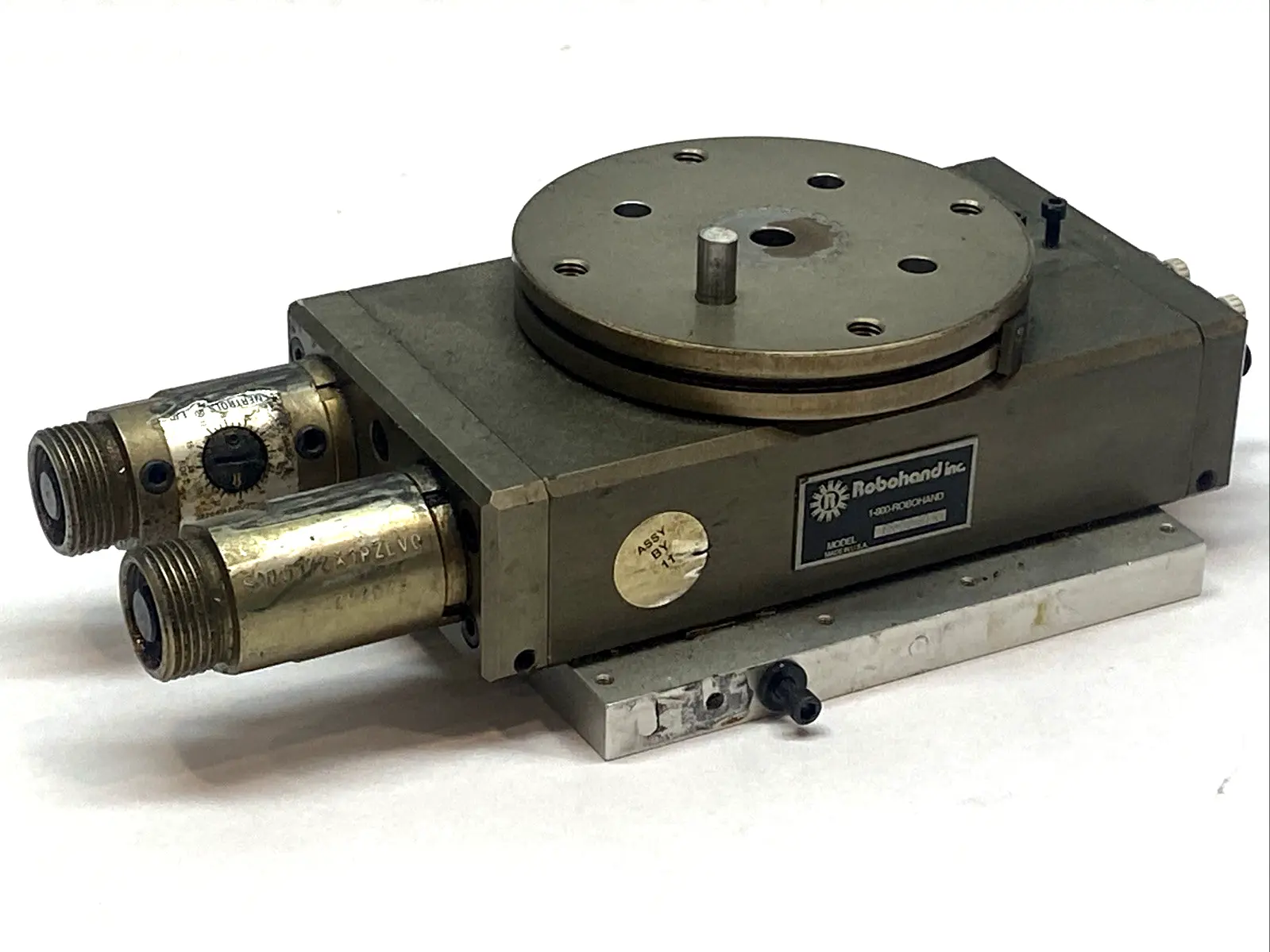 USED ROBOHAND PNEUMATIC ROTARY ACTUATOR 90° FLANGE OUTPUT