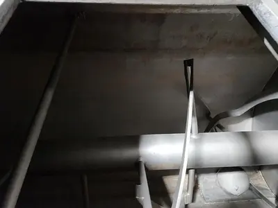 USED 1985 RIETZ BEPEX RIBBON BLENDER SURGE TANK C-46-K3210