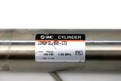 SMC CDM2F32-200-C73 Pneumatic Round Body Cylinder, 32mm Bore, 200mm Stroke