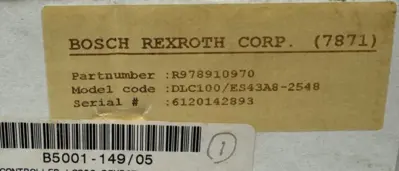 NEW REXROTH DLC100/ES43A8-2548