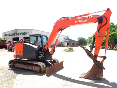 Used 2015 HITACHI ZX85USB-5N Crawler Excavators Massachusetts US | Brookside Equipment Sales #1422146