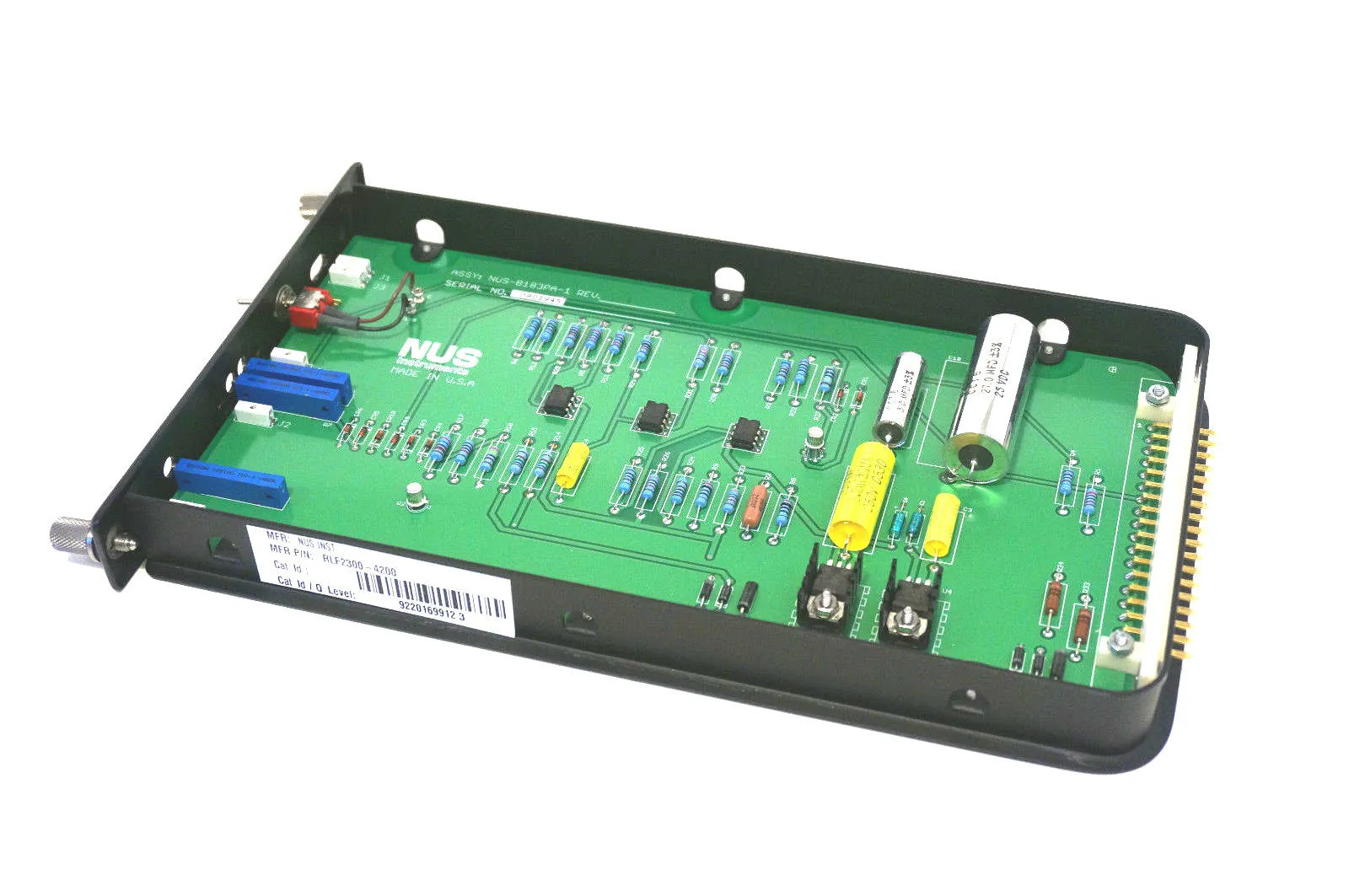 NEW NUS INSTRUMENTS NUS-B183PA-1 BOARD RLF2300-4200 NUSB183PA1