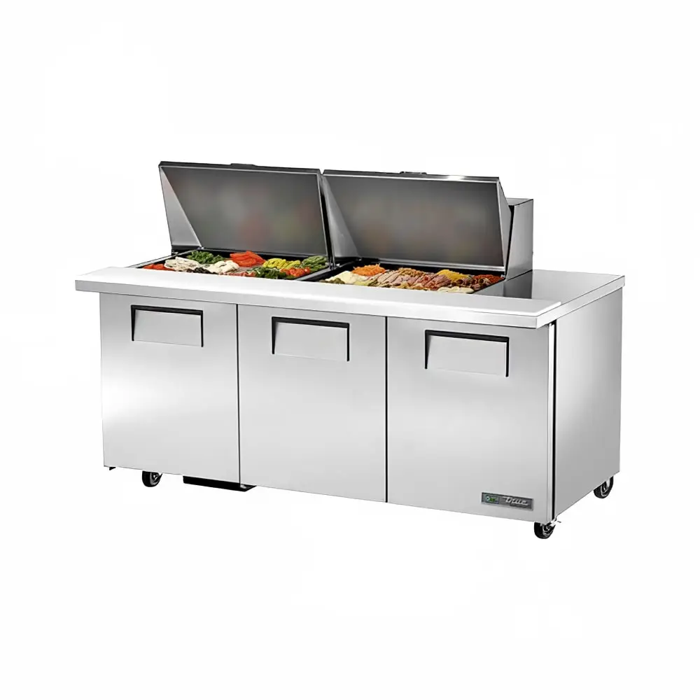 Used True TSSU-72-24M-B-ST-HC Food Prep Tables Illinois US | Falcon Restaurant Supply #1374085