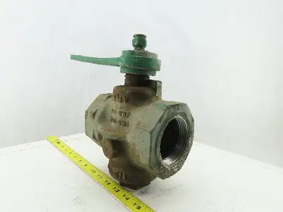 Homestead 1529B1 FIG-611 Semi Steel Plug Valve 2-1/2" NPT 200 OWG W/Handle