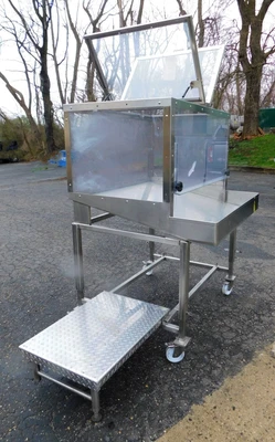 USED UNSCRAMBLING HOPPER 48" BOTTLE HOPPER