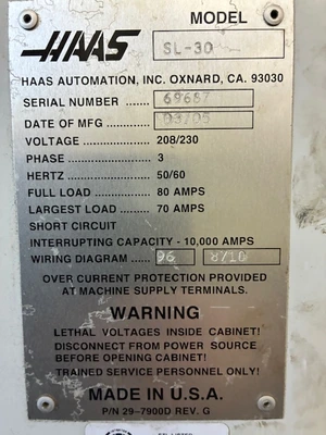 2005 HAAS SL-30 CNC Lathes | Asset Exchange Corporation (4)