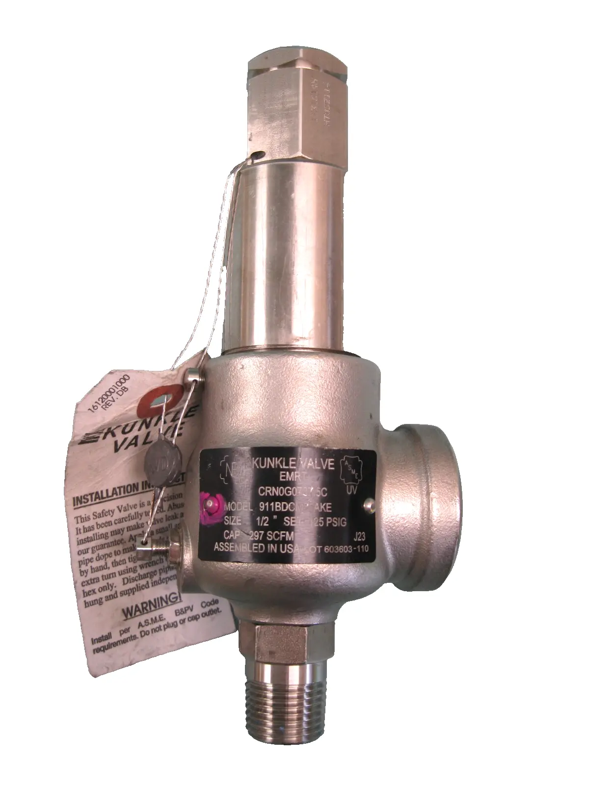 USED Kunkle 911BDCM01AKE