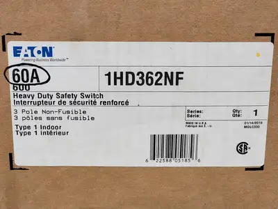 NEW 2019 EATON 1HD362NF