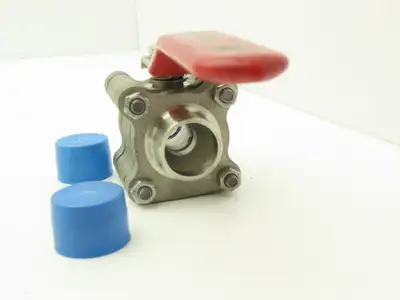 TBV 15B123636GT Stainless Ball Valve 3/4" Socket Weld 3Pc 1500 WOG CF3M Lot of 2