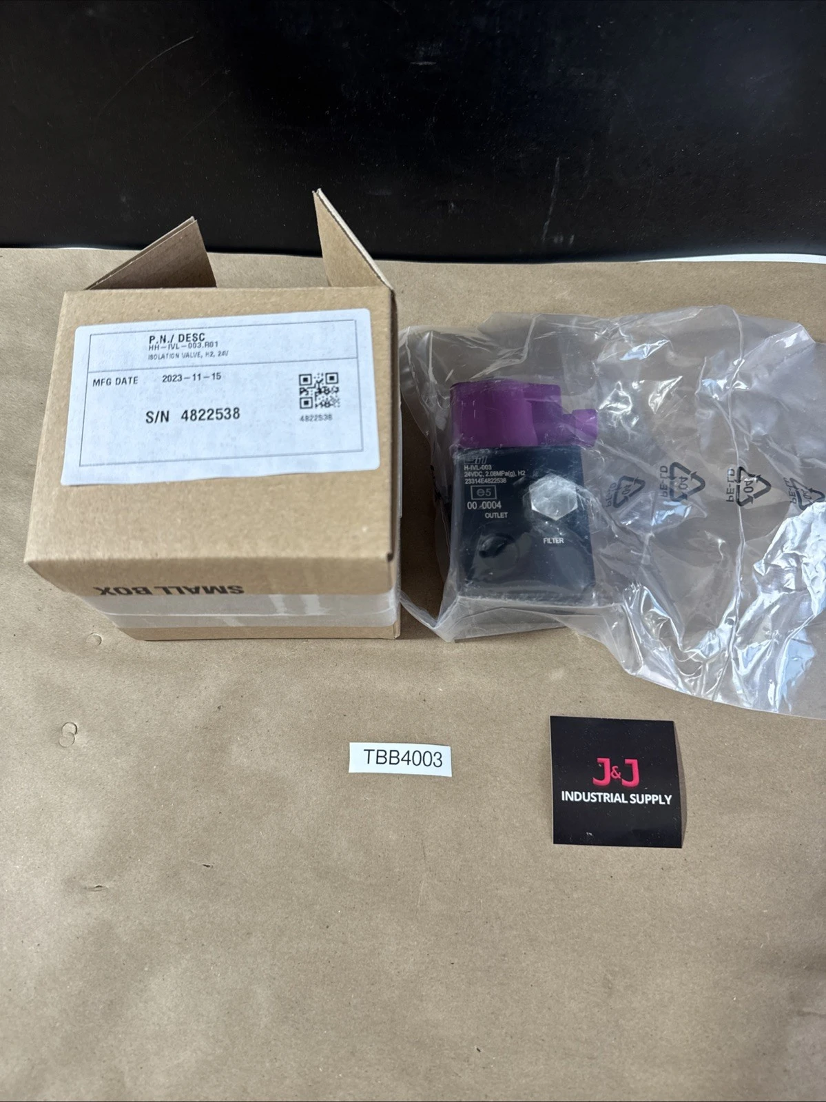 New GFI Isolation Valve H-IVL-003 Hydrogen Warranty Fast Shipping 🇺🇸