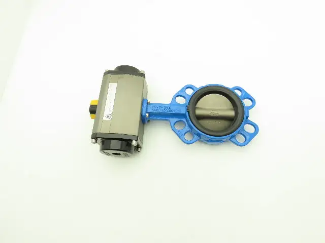 Tri-Matic AG 12065077 4" Wafer Butterfly Valve w/Pneumatic Spring Actuator