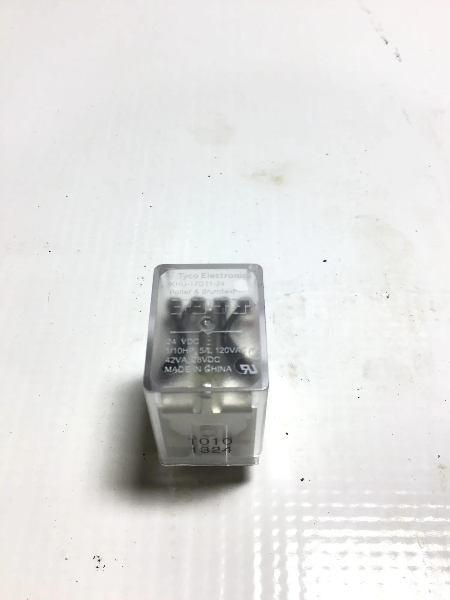 Tyco Electronics Potter & Brumfield KHU-17D11-24 Relay 1/10HP 5A (Lot of 5)