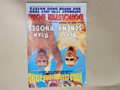 USED BOXING MONTHLY JULY 1999