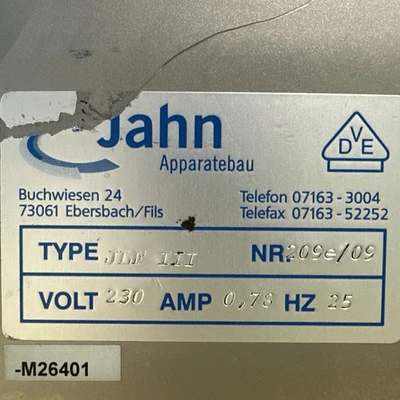 USED Jahn Apparatebau 209e/09