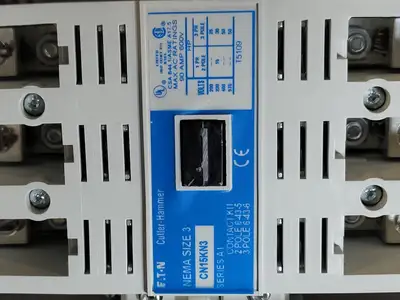 40hp, 600V, 100A, FVNR Starter, Size 3