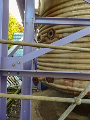 16,000L S/S Limpet Coiled Reactor