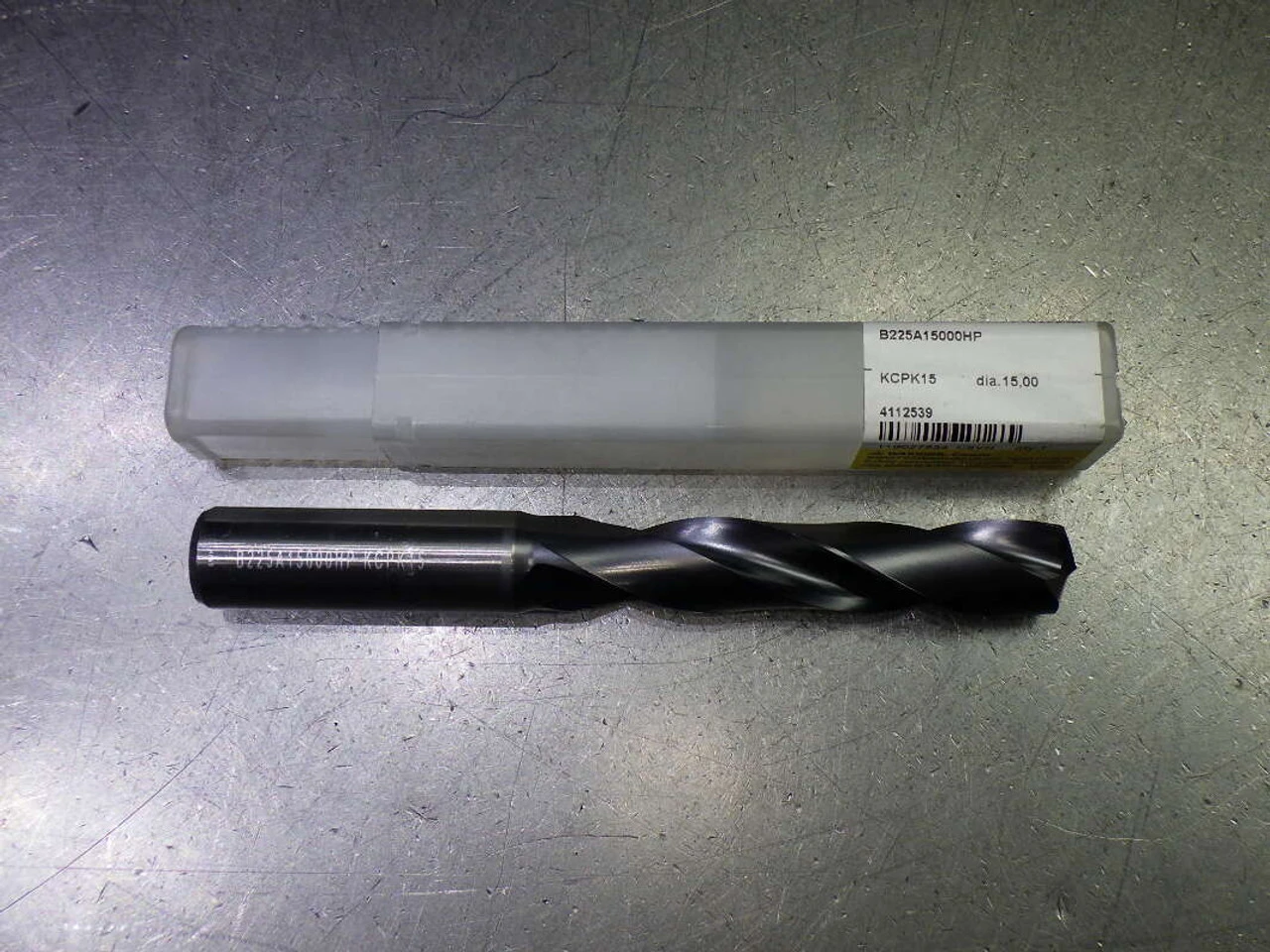 Kennametal 15mm Coolant Thru 5xD Carbide Drill B225A15000HP KCPK15 (LOC2367)