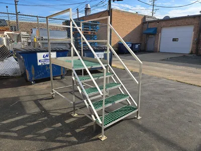 USED CUSTOM BUILT Stainless Steel Stairs