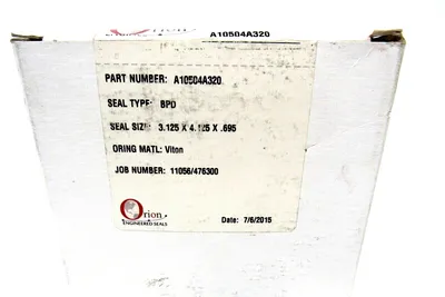NEW SEALED ORION ENGINEERED SEALS A10504A320 SEAL TYPE BPD