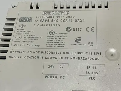 USED SIEMENS 6AV6 640-0CA11-0AX1