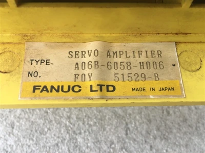 USED FANUC A06B-6058-H006 SERVO AMPLIFIER (5)-