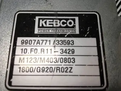 USED KEBCO 10.F0.R11-3429