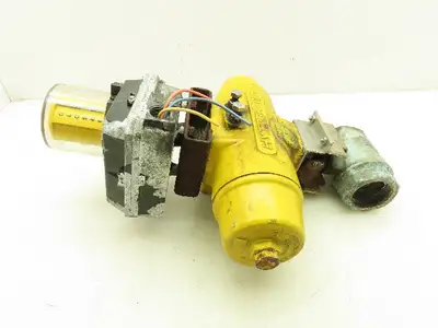Hytork-130 Pneumatic Actuator 1-1/2" Ball Valve Watchman Positioner FMYB-5120