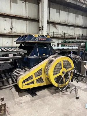 36" HI-RIB (7.2 TYPE) PANEL RAFTED ROLLFORMER LINE;  INCLUDES UNCOILER, ROLLFORMER & FLYING CUTOFF SHEAR: YOBRO #24156