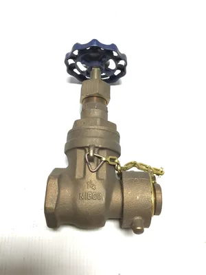 Nibco T-113-HC 1 1/4in Bronze Gate Valve, Thread x Hose Thread 039923616593