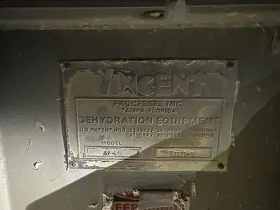 Used VINCENT CP-10 Screw Presses Pennsylvania US | Global Equipment International, LLC #1520602