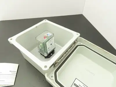 Warrick Controls 16HMJ1A0 Relay Module 1NO,1NC 120vac 8 pin 6"x6"Enclosure
