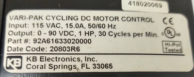 USED CAMCO 92A61633020000