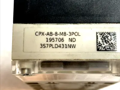 USED FESTO CONNECTION BLOCK MANIFOLD 8X M8 PORTS 195706
