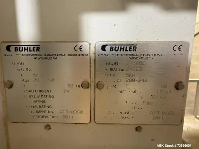 USED BUHLER INC. SORTEX Z+3 RBL