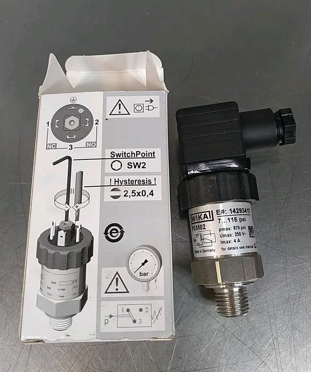WIKA PSM02 Pressure Switch Loc4E20