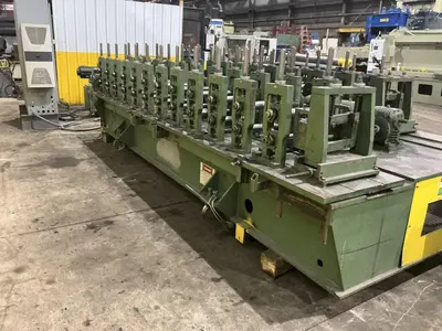 10 & 12 STAND X 2" BRADBURY SIDE BY SIDE U JOINT DRIVE ROLLFORMER: YOBRO #24947