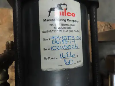 Milco Robotic Resistance Spot Welding Gun Roman 135KVA Transformer TDC-6442