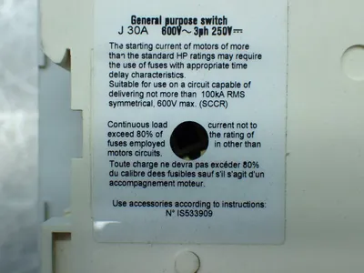 New | in-Stock MERSEN FBJ304U Disconnects Ohio US | HGR 24 #1006806