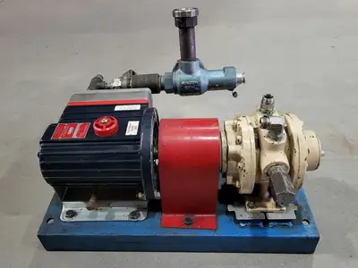Industrial Pump D03XASGSSSMA w/ Pump Unit 8F & Relief Valve