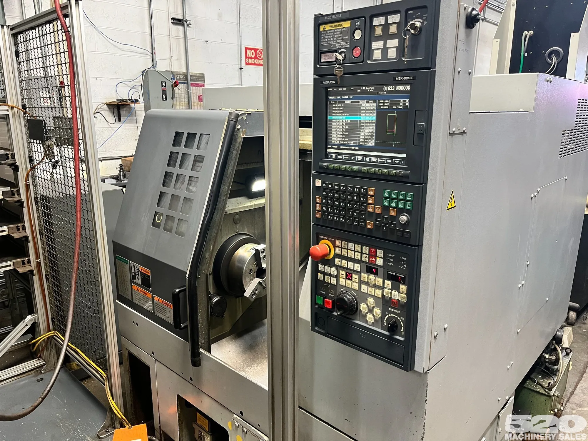 2006 MORI SEIKI CL-2000B w/ FANUC Robot Load/Unload Cell