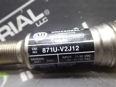 Allen Bradley 871U-V2J12 Inductive Proximity Sensor Used