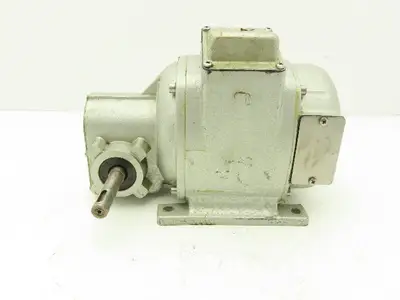 R. Vassal CU66V7,5 DC Gearmotor 3000/400T/mn 180VDC Dual Horizontal Output