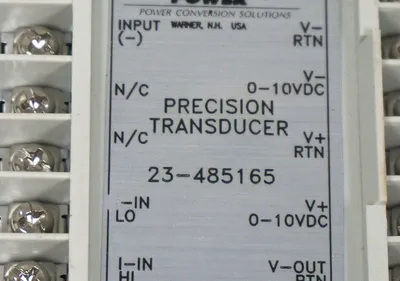 WARNER POWER 23-485165 PRECISION TRANSDUCER MODULE 23485165