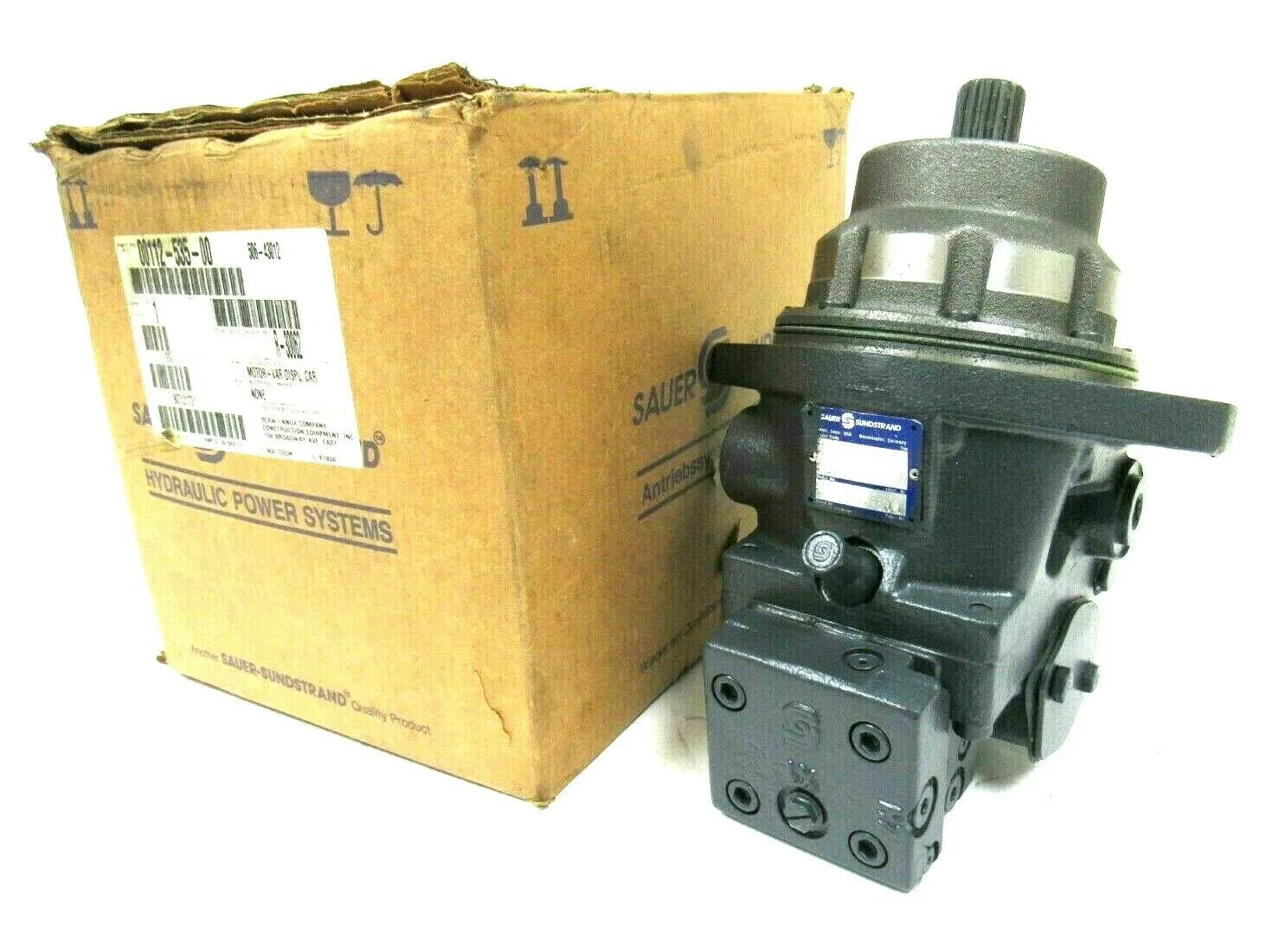 NEW SAUER 506-43012 HYDRAULIC MOTOR 00112-53500 51C060RD1NHZB1ANC2NNN031AA240300