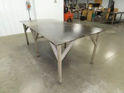 5/16" Top Steel Fabrication Welding Layout Table Work Bench 96"x48"x34"