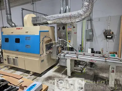 Used 2006 MAKOR FLT UV VACUUM COATER LINE WITH 9 LAMP OVEN Woodworking Complete Operations PY | CAROLINA MACHINERY SALES #1364666